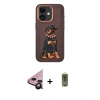 MARSİLYAN™- iPhone 11 Kılıf Nova Form Koleksiyonu - Siyah Joko Magic 5D Hayalet Cam + Raze Metal Kamera Lens - SH