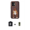 MARSİLYAN™- iPhone 11 Kılıf Nova Form Koleksiyonu - Siyah Joko Magic 5D Hayalet Cam + Siyah PVD Metal Kamera Lens
