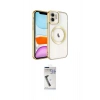 MARSİLYAN™- iPhone 11 Kılıf Nova Işık Özel Seri - Şeffaf Uv Polymer Nano Ekran Koruyucu