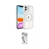 MARSİLYAN™- iPhone 11 Kılıf Nova Işık Özel Seri - Şeffaf Uv Polymer Nano Ekran Koruyucu