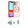 MARSİLYAN™- iPhone 11 Kılıf Nova Işık Özel Seri - Siyah Joko Magic 5D Cam + Raze Metal Kamera Lens - MI