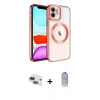 MARSİLYAN™- iPhone 11 Kılıf Nova Işık Özel Seri - Siyah Joko Magic 5D Cam + Pers Alüminyum Kamera Lens - LT