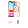 MARSİLYAN™- iPhone 11 Kılıf Nova Işık Özel Seri - Siyah Joko Magic 5D Cam + Renkli Kamera Lens Koruma Cam - YL