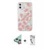 MARSİLYAN™- iPhone 11 Kılıf Pusula Form - Şeffaf Uv Polymer Nano Ekran Koruyucu + Raze Metal Kamera Lens - KI