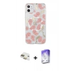 MARSİLYAN™- iPhone 11 Kılıf Pusula Form - Siyah Bilvis 5in1 3D Magic Cam Ekran Koruyucu + Pers Alüminyum Kamera Lens - GD