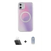 MARSİLYAN™- iPhone 11 Kılıf Pusula Form - Siyah Joko Magic 5D Cam + Kamera Lens Koruma Cam - SF