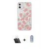 MARSİLYAN™- iPhone 11 Kılıf Pusula Form - Siyah Joko Magic 5D Cam + Kamera Lens Koruma Cam - SF