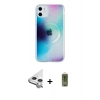 MARSİLYAN™- iPhone 11 Kılıf Pusula Form - Siyah Joko Magic 5D Hayalet Cam + Raze Metal Kamera Lens - GS