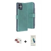 MARSİLYAN™- iPhone 11 Kılıf Siluet Işık Serisi - Şeffaf Pasifik Cam Ekran Koruyucu + Pers Alüminyum Kamera Lens - KI