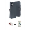 MARSİLYAN™- iPhone 11 Kılıf Siluet Işık Serisi - Şeffaf Pasifik Cam Ekran Koruyucu + Pers Alüminyum Kamera Lens - KI