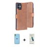 MARSİLYAN™- iPhone 11 Kılıf Siluet Işık Serisi - Şeffaf Pasifik Cam Ekran Koruyucu + Neon Fosforlu Kamera Lens - YL
