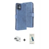 MARSİLYAN™- iPhone 11 Kılıf Siluet Işık Serisi - Şeffaf Pasifik Cam Ekran Koruyucu + Pers Alüminyum Kamera Lens - YL