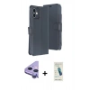 MARSİLYAN™- iPhone 11 Kılıf Siluet Işık Serisi - Şeffaf Pasifik Cam Ekran Koruyucu + Raze Metal Kamera Lens - MR