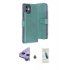 MARSİLYAN™- iPhone 11 Kılıf Siluet Işık Serisi - Şeffaf Pasifik Cam Ekran Koruyucu + Raze Metal Kamera Lens - MR