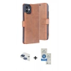 MARSİLYAN™- iPhone 11 Kılıf Siluet Işık Serisi - Şeffaf Royal Nano Ekran Koruyucu + Pers Alüminyum Kamera Lens - LT