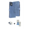MARSİLYAN™- iPhone 11 Kılıf Siluet Işık Serisi - Şeffaf Royal Nano Ekran Koruyucu + Pers Alüminyum Kamera Lens - LT