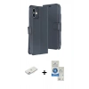 MARSİLYAN™- iPhone 11 Kılıf Siluet Işık Serisi - Şeffaf Royal Nano Ekran Koruyucu + Pembe Renkli Kamera Lens Koruma Cam