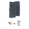 MARSİLYAN™- iPhone 11 Kılıf Siluet Işık Serisi - Şeffaf Uv Polymer Nano Ekran Koruyucu + Kırmızı Pers Alüminyum Kamera Lens