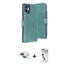 MARSİLYAN™- iPhone 11 Kılıf Siluet Işık Serisi - Şeffaf Uv Polymer Nano Ekran Koruyucu + Pers Alüminyum Kamera Lens - LT