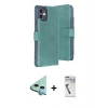 MARSİLYAN™- iPhone 11 Kılıf Siluet Işık Serisi - Şeffaf Uv Polymer Nano Ekran Koruyucu + Raze Metal Kamera Lens - MI