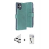 MARSİLYAN™- iPhone 11 Kılıf Siluet Işık Serisi - Şeffaf Uv Polymer Nano Ekran Koruyucu + Raze Metal Kamera Lens - GS