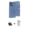MARSİLYAN™- iPhone 11 Kılıf Siluet Işık Serisi - Şeffaf Uv Polymer Nano Ekran Koruyucu + Kamera Lens Koruma Cam - SF