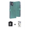 MARSİLYAN™- iPhone 11 Kılıf Siluet Işık Serisi - Şeffaf Uv Polymer Nano Ekran Koruyucu + PVD Metal Kamera Lens - YL