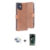 MARSİLYAN™- iPhone 11 Kılıf Siluet Işık Serisi - Siyah 360 Mat Full Body Arka Koruyucu + Pers Alüminyum Kamera Lens - GI