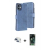 MARSİLYAN™- iPhone 11 Kılıf Siluet Işık Serisi - Siyah 360 Mat Full Body Arka Koruyucu + Pers Alüminyum Kamera Lens - LT