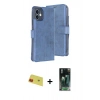 MARSİLYAN™- iPhone 11 Kılıf Siluet Işık Serisi - Siyah 360 Mat Full Body Arka Koruyucu + Rainbow Kamera Lens Koruma Cam - KI