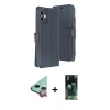 MARSİLYAN™- iPhone 11 Kılıf Siluet Işık Serisi - Siyah 360 Mat Full Body Arka Koruyucu + Raze Metal Kamera Lens - KI