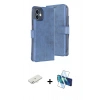 MARSİLYAN™- iPhone 11 Kılıf Siluet Işık Serisi - Siyah 3D Antistatik Cam Ekran Koruyucu + Renkli Kamera Lens Koruma Cam - SI
