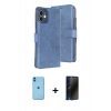 MARSİLYAN™- iPhone 11 Kılıf Siluet Işık Serisi - Siyah 3D Antistatik Hayalet Cam Ekran Koruyucu + Neon Fosforlu Kamera Lens - MI