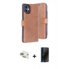 MARSİLYAN™- iPhone 11 Kılıf Siluet Işık Serisi - Siyah 3D Antistatik Hayalet Cam Ekran Koruyucu + Pers Alüminyum Kamera Lens - GD