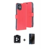 MARSİLYAN™- iPhone 11 Kılıf Siluet Işık Serisi - Siyah 3D Antistatik Hayalet Cam Ekran Koruyucu + PVD Metal Kamera Lens - SH