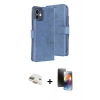 MARSİLYAN™- iPhone 11 Kılıf Siluet Işık Serisi - Siyah 3D Antistatik Mat Seramik Nano Ekran Koruyucu + Pers Alüminyum Kamera Lens - GD