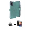 MARSİLYAN™- iPhone 11 Kılıf Siluet Işık Serisi - Siyah 3D Antistatik Mat Seramik Nano Ekran Koruyucu + Kamera Lens Koruma Cam - SF