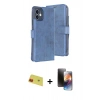 MARSİLYAN™- iPhone 11 Kılıf Siluet Işık Serisi - Siyah 3D Antistatik Mat Seramik Nano Ekran Koruyucu + Rainbow Kamera Lens Koruma Cam - KI