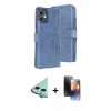 MARSİLYAN™- iPhone 11 Kılıf Siluet Işık Serisi - Siyah 3D Antistatik Mat Seramik Nano Ekran Koruyucu + Raze Metal Kamera Lens - MI
