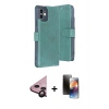 MARSİLYAN™- iPhone 11 Kılıf Siluet Işık Serisi - Siyah 3D Antistatik Mat Seramik Nano Ekran Koruyucu + Raze Metal Kamera Lens - SH