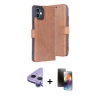 MARSİLYAN™- iPhone 11 Kılıf Siluet Işık Serisi - Siyah 3D Antistatik Mat Seramik Nano Ekran Koruyucu + Raze Metal Kamera Lens - MR