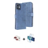 MARSİLYAN™- iPhone 11 Kılıf Siluet Işık Serisi - Siyah 3D Antistatik Seramik Nano Ekran Koruyucu + Pers Alüminyum Kamera Lens - KI