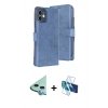 MARSİLYAN™- iPhone 11 Kılıf Siluet Işık Serisi - Siyah 3D Antistatik Seramik Nano Ekran Koruyucu + Raze Metal Kamera Lens - MI