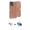 MARSİLYAN™- iPhone 11 Kılıf Siluet Işık Serisi - Siyah 3D Antistatik Seramik Nano Ekran Koruyucu + Pers Alüminyum Kamera Lens - YL