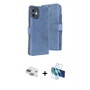 MARSİLYAN™- iPhone 11 Kılıf Siluet Işık Serisi - Siyah 3D Antistatik Seramik Nano Ekran Koruyucu + Pers Alüminyum Kamera Lens - YL