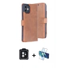 MARSİLYAN™- iPhone 11 Kılıf Siluet Işık Serisi - Siyah 3D Antistatik Seramik Nano Ekran Koruyucu + PVD Metal Kamera Lens - SH