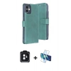 MARSİLYAN™- iPhone 11 Kılıf Siluet Işık Serisi - Siyah 3D Antistatik Seramik Nano Ekran Koruyucu + PVD Metal Kamera Lens - SH
