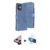 MARSİLYAN™- iPhone 11 Kılıf Siluet Işık Serisi - Siyah 3D Antistatik Seramik Nano Ekran Koruyucu + Raze Metal Kamera Lens - SH