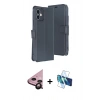 MARSİLYAN™- iPhone 11 Kılıf Siluet Işık Serisi - Siyah 3D Antistatik Seramik Nano Ekran Koruyucu + Raze Metal Kamera Lens - SH