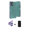 MARSİLYAN™- iPhone 11 Kılıf Siluet Işık Serisi - Siyah 6D Antistatik Mat Seramik Hayalet Nano Ekran Koruyucu + Raze Metal Kamera Lens - MR